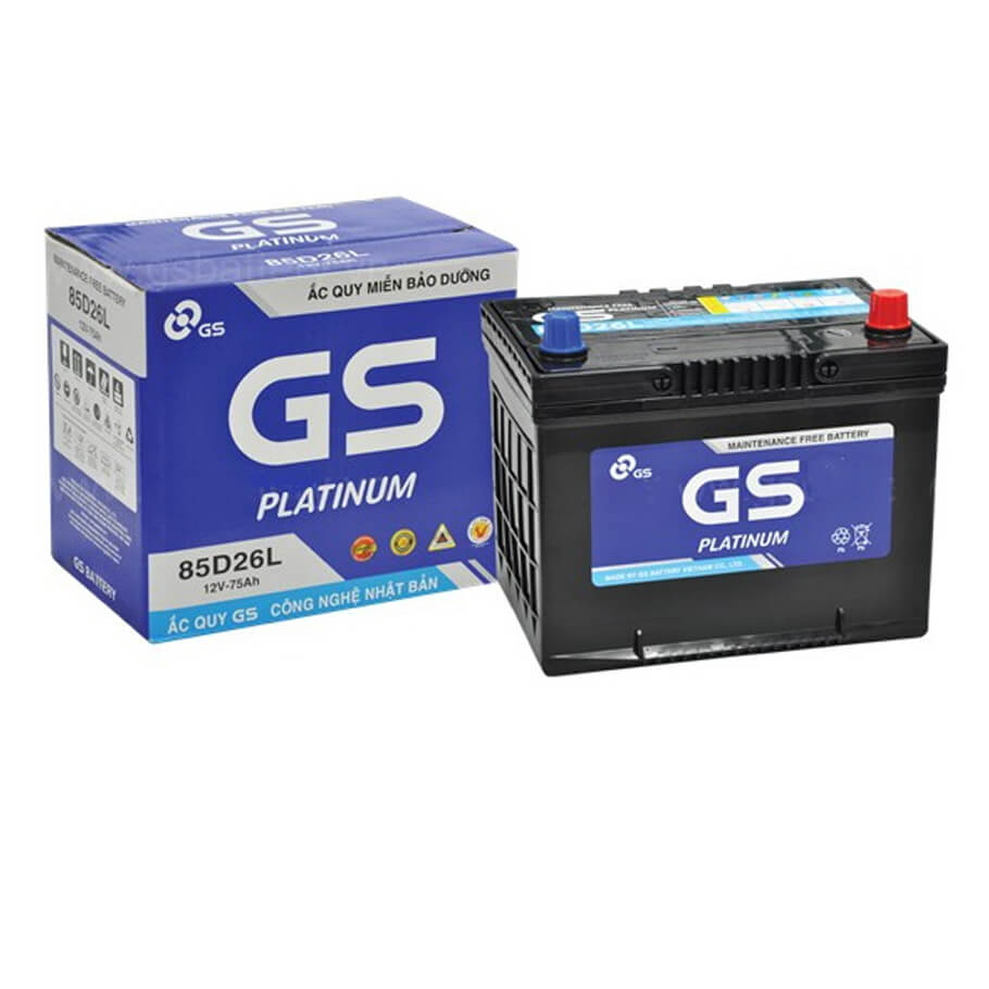 Ắc quy 12V-75Ah GS MF 85D26L
